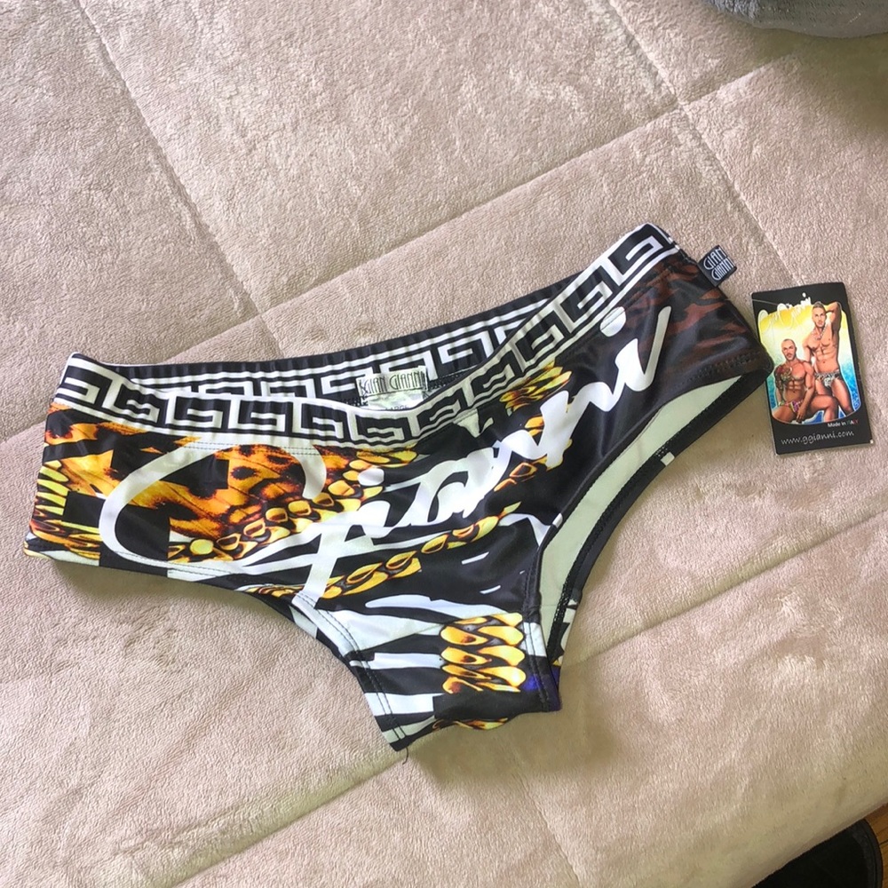 Versace inspired NWT Greek Key Speedo! Large!